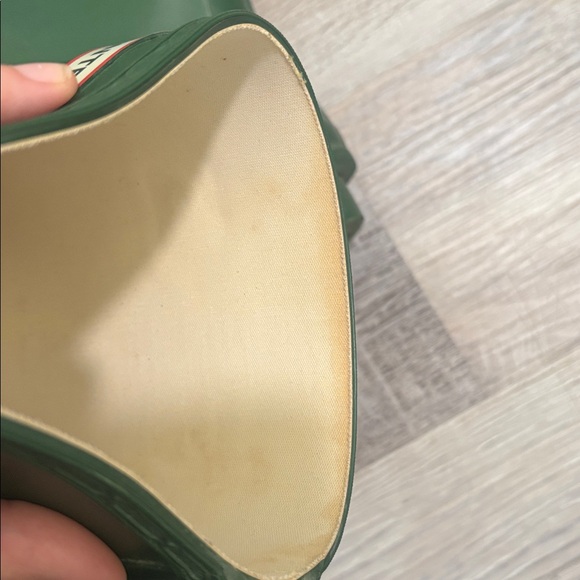 Hunter green tall rain boots - Picture 10 of 10